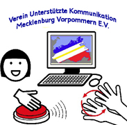 Logo vom Netzwerk für Unterstützte Kommunikation Mecklenburg- Vorpommern