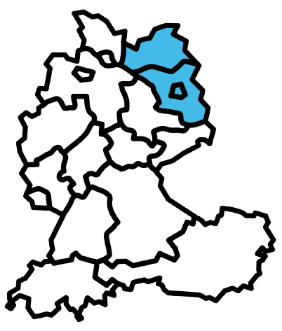Landkarte der Regio Nordost